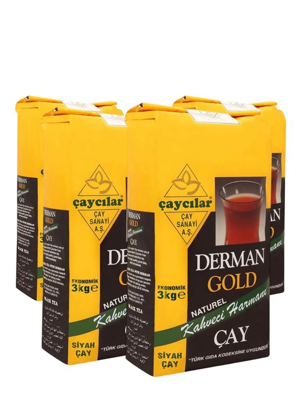 Derman Gold Çay 3000gr 4 Adet