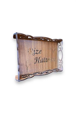 Ahşap Çay Tepsisi , Rize Hatırası Tepsi