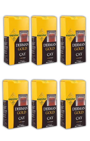Derman Gold Çay 1000 gr 12'li Koli