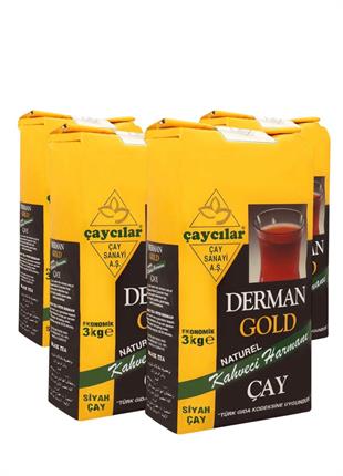 Derman Gold Çay 3000gr 4 Adet