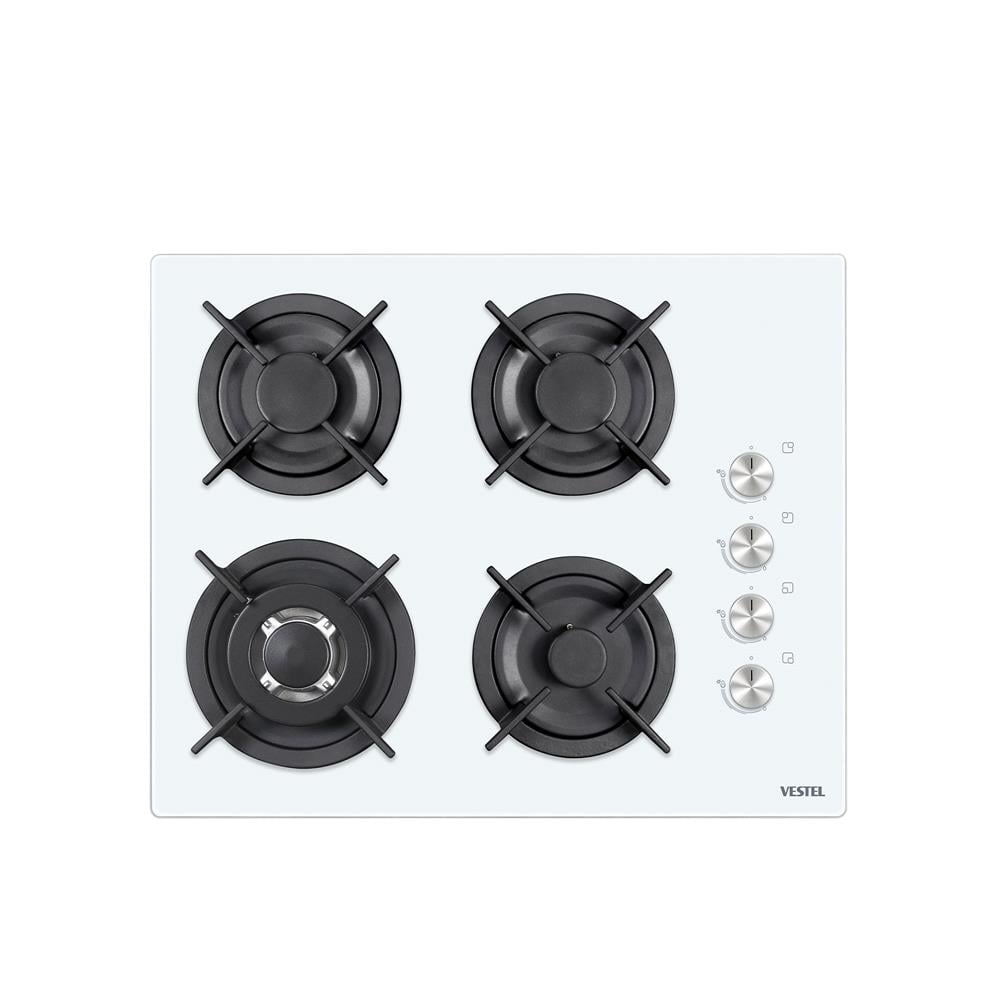 VestelAnkastre OcaklarVestel AOW - 6104W 60 cm 4 Gözü Gazlı Ankastre Ocak