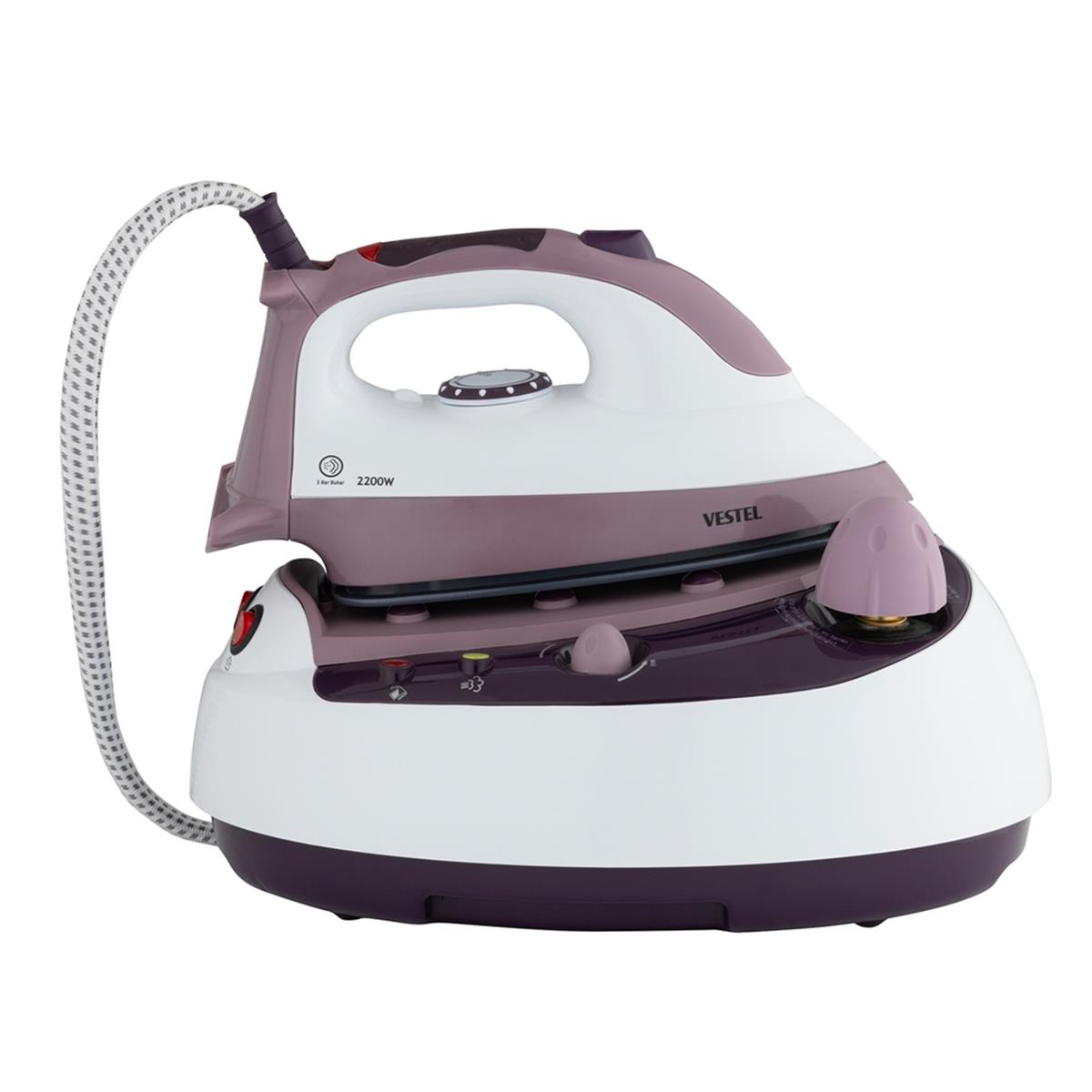 VestelBuharlı Jenaratörlü ÜtülerVestel V-PRESS 2000 Lila Buhar Jeneratörlü Ütü
