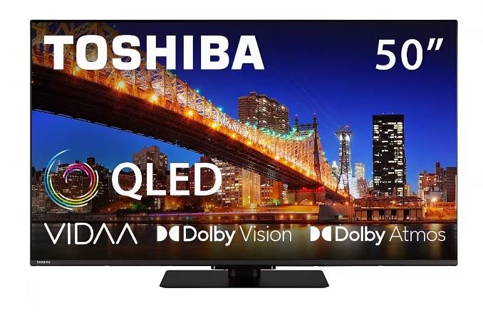VestelQLed TelevizyonlarToshıba Televizyon 50QV3F63DG 50'' QLED 127 Ekran 4K  Vıdaa TV