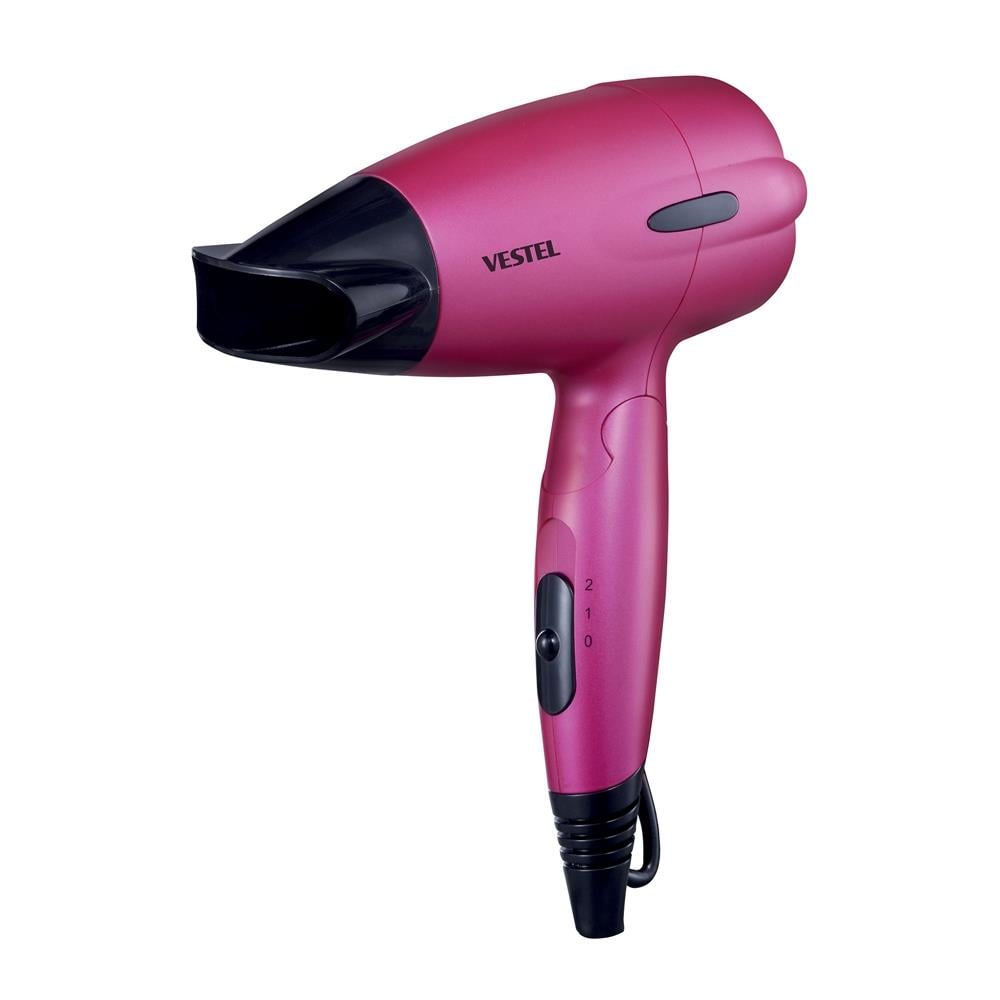 VestelSaç Kurutma MakinesiVestel Vsk 1015 Pembe Seyehat Tipi Saç Kurutma Makinesi