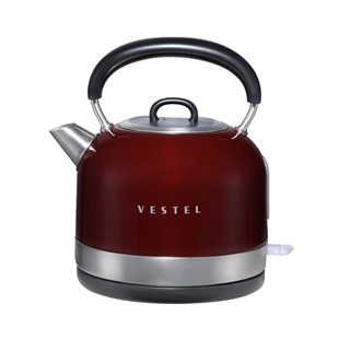 VestelSu Isıtıcı / KettleVESTEL V-Brunch Retro Bordo Su Isıtıcı