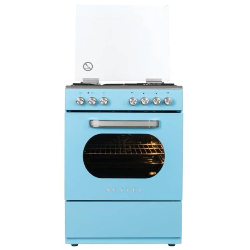 VestelAnkastre FırınlarVestel SF 8400 Retro Düş Mavisi 4 Gözü Gazlı A Enerji Sınıfı Solo Fırın
