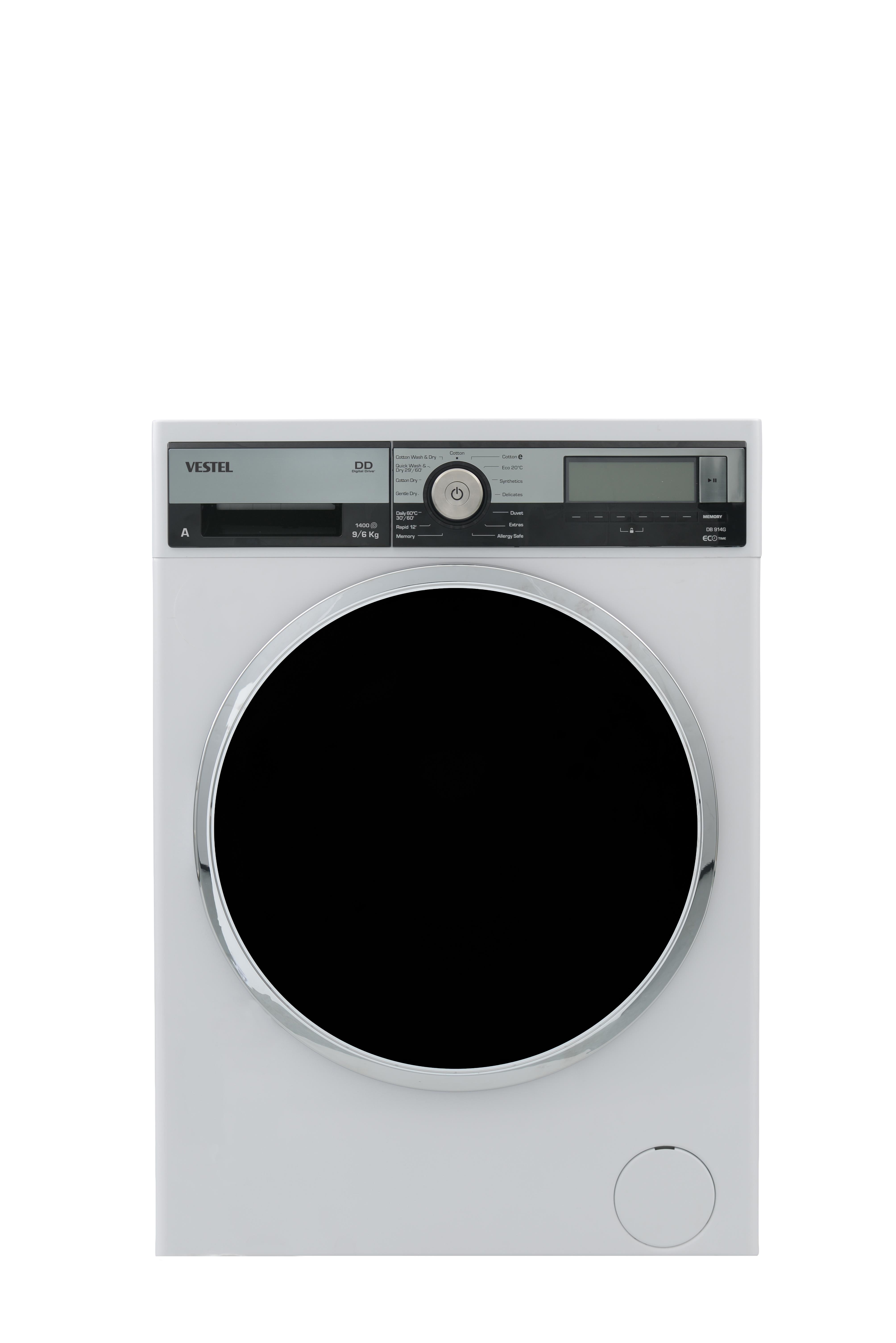 VestelKurutmalı Çamaşır MakineleriVestel DB 914G 9 Kg Çamaşır Yıkama 6 Kg Kurutma Makinesi