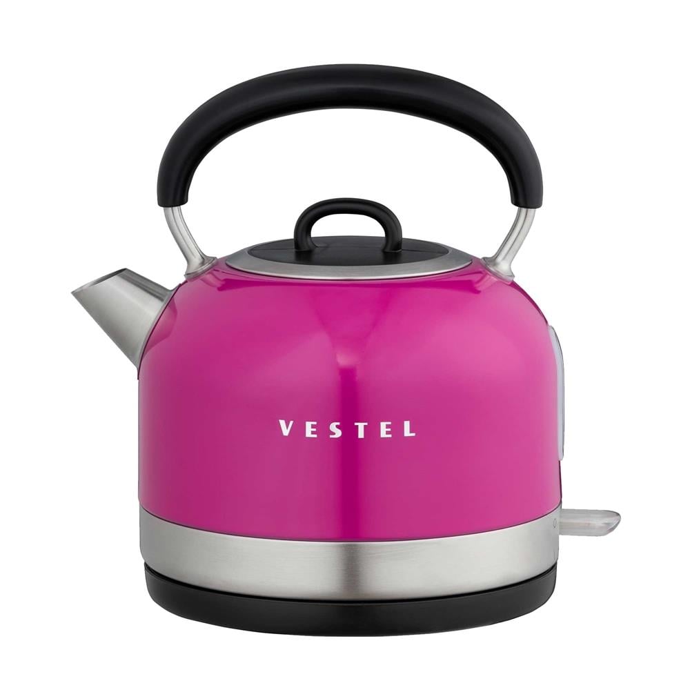 VestelSu Isıtıcı / KettleVestel RETRO Pembe Su Isıtıcı
