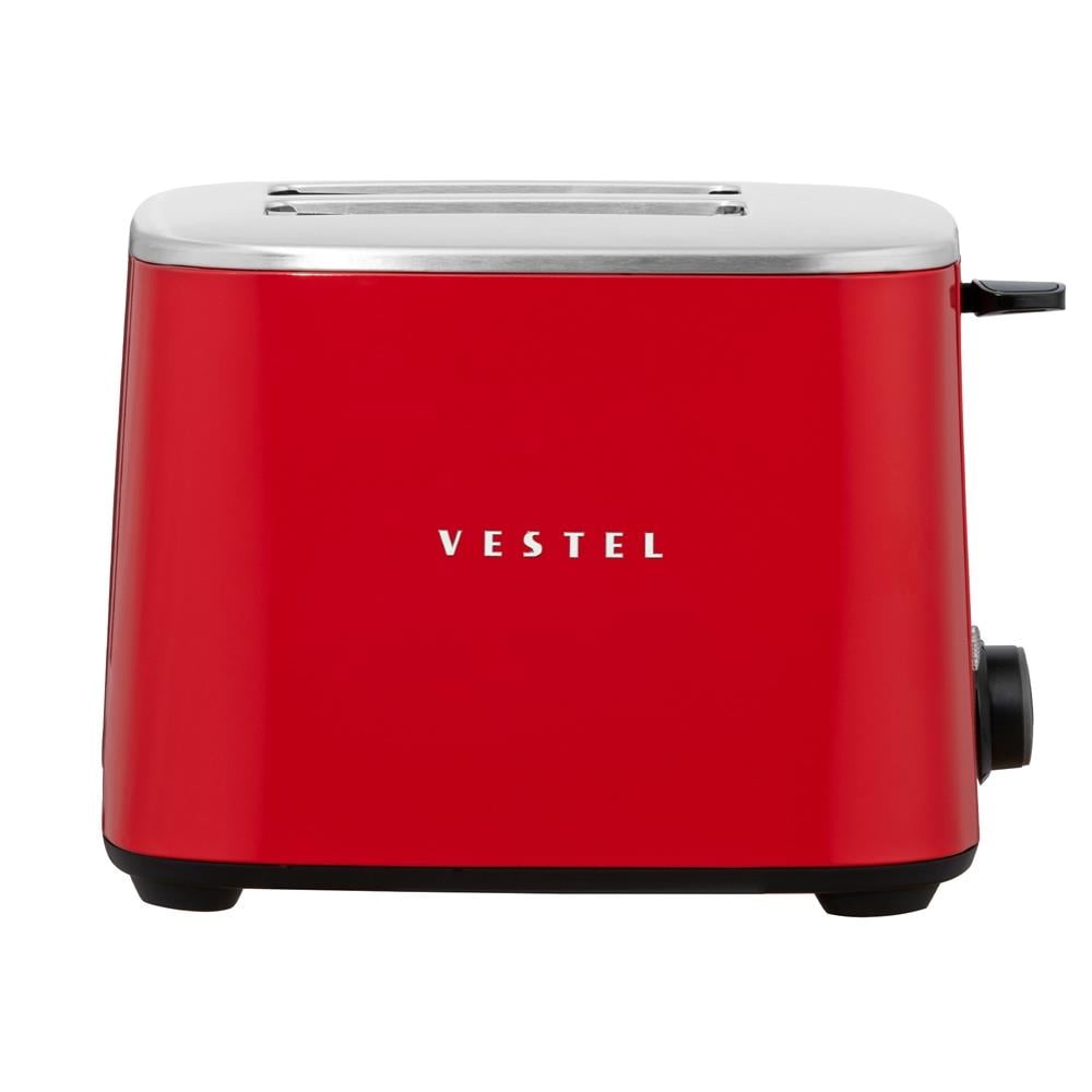 VestelTost ve Izgara MakinesiVestel RETRO KIRMIZI Ekmek Kızartma