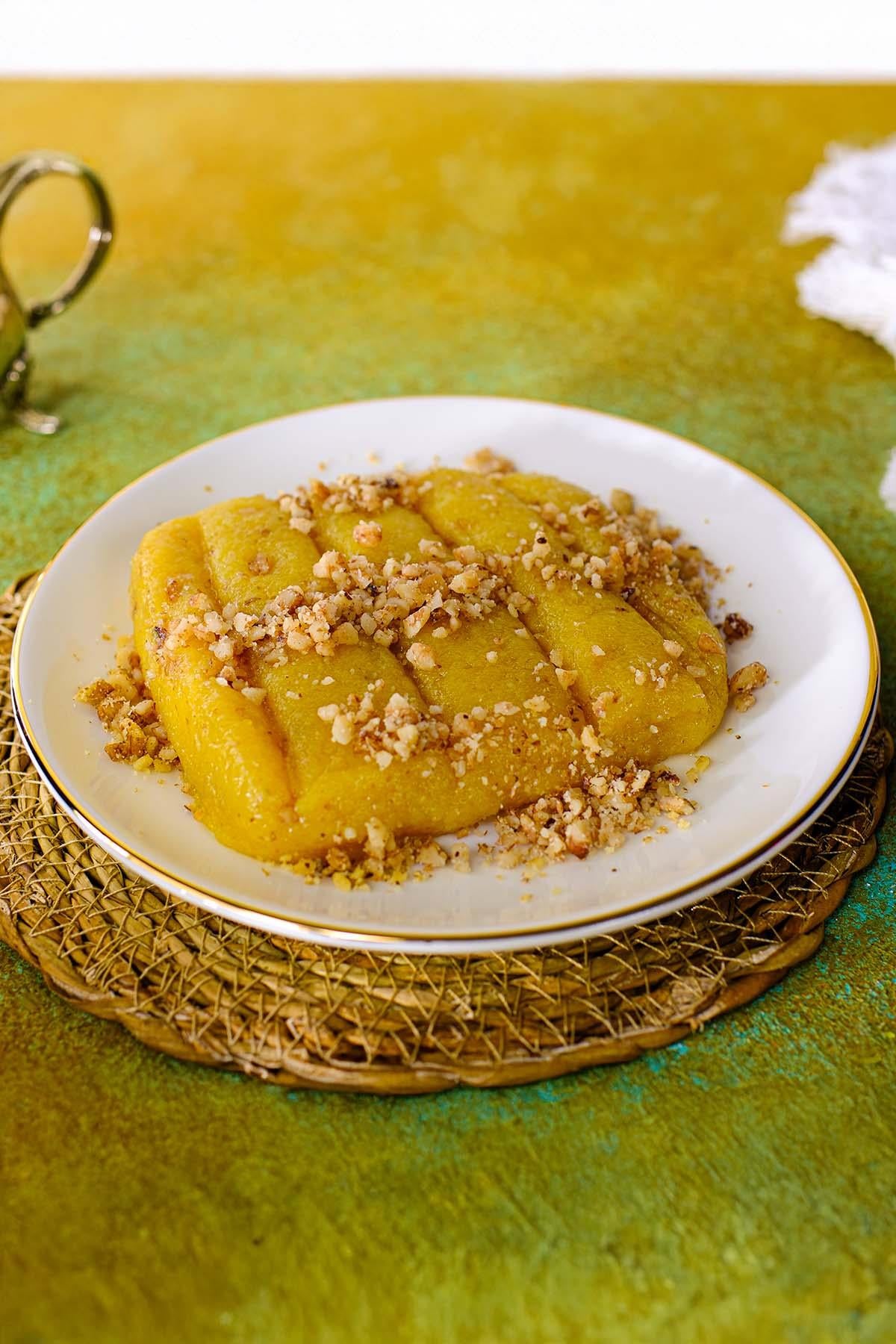 Cevizli Fırınlanmamış Peynir Helvası