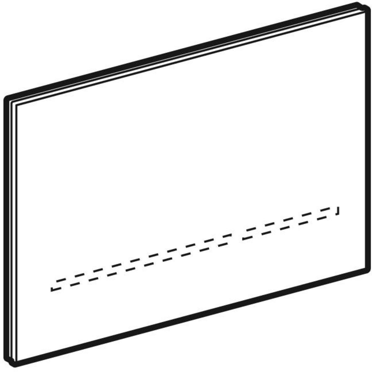  Geberit Sigma 80 12 V Fotoselli Kumanda Paneli Siyah, 245.542.SG.6