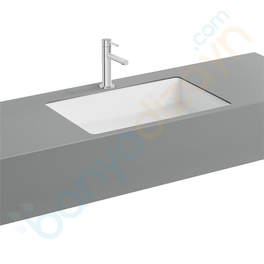  Vitra Nuo Dikdörtgen Çanak Lavabo, 60 cm, 7434B003-0012