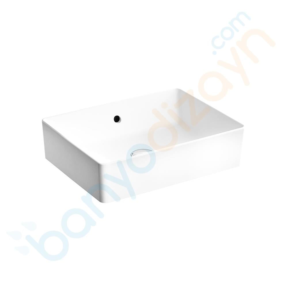  Vitra Nuo Dikdörtgen Çanak Lavabo, 60 cm, 7434B003-0012
