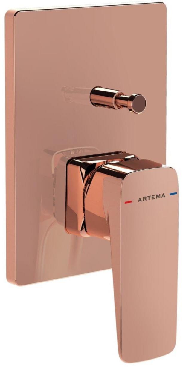 Artema Banyo Bataryası, Root Square, Ankastre, Soft Bakır (Sıva Üstü Grubu) A4275229