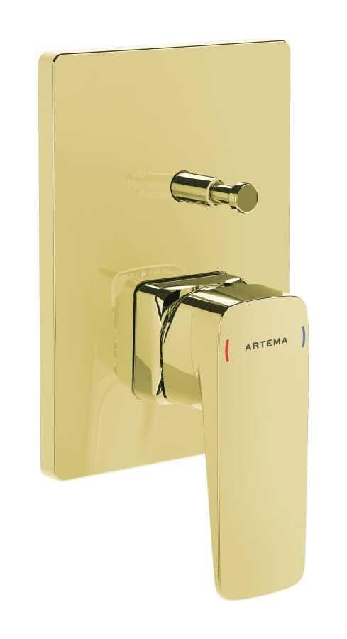 Artema Banyo Bataryası,Root Square, Ankastre, Altın (Sıva Üstü Grubu) A4275223