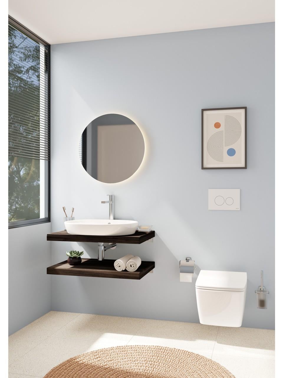 Artema Lavabo Bataryası, Flo S, Tezgah Üstü, Large, A42587