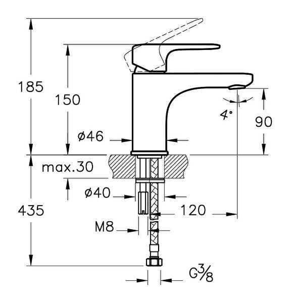 Artema Lavabo Bataryası, Root Round, A42705