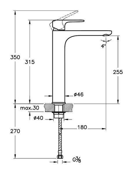 Artema Lavabo Bataryası, Root Round, Tezgah Üstü, Soft Altın, A4270774