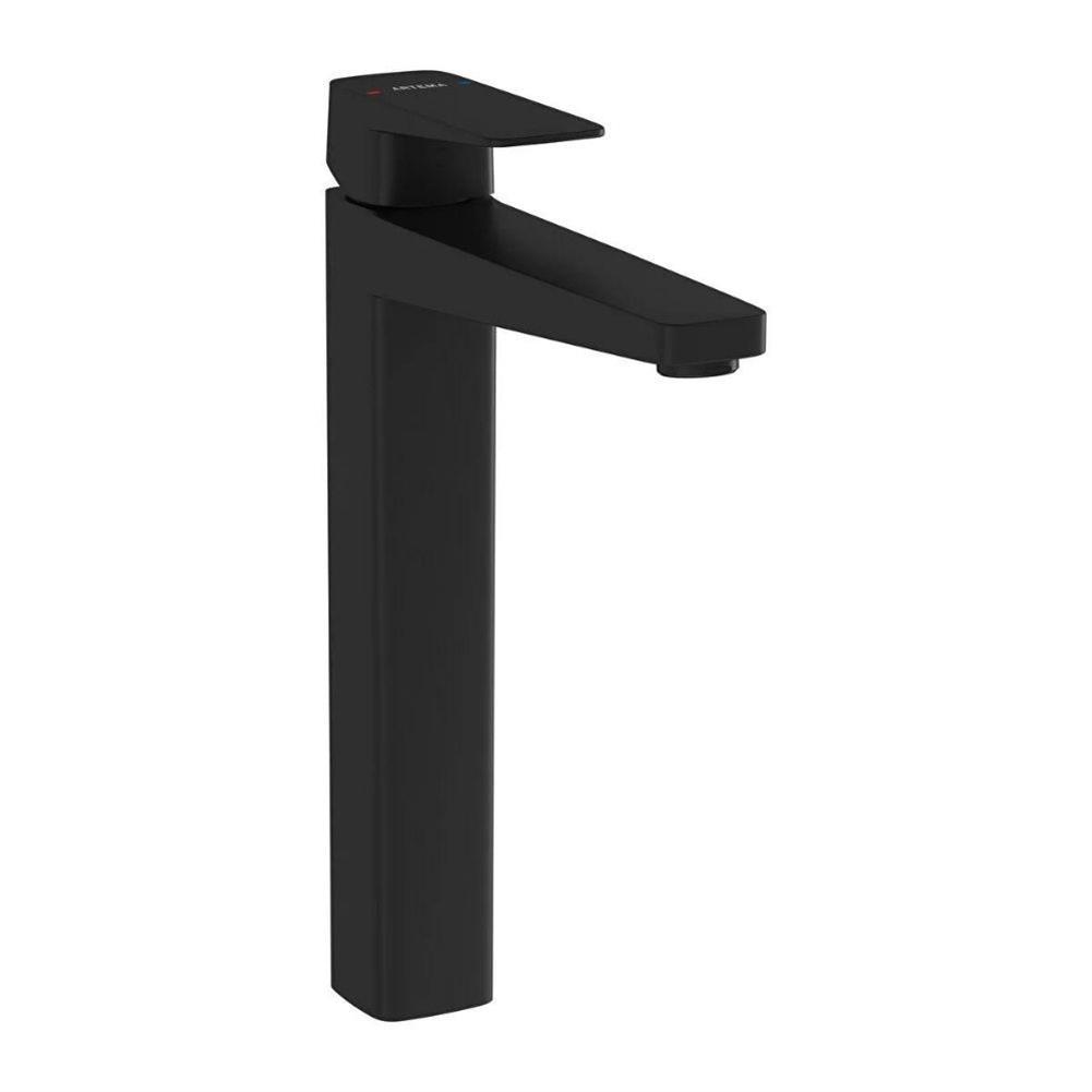 Artema Lavabo Bataryası,  Root Square, Tezgah Üstü, Mat Siyah, A4273336