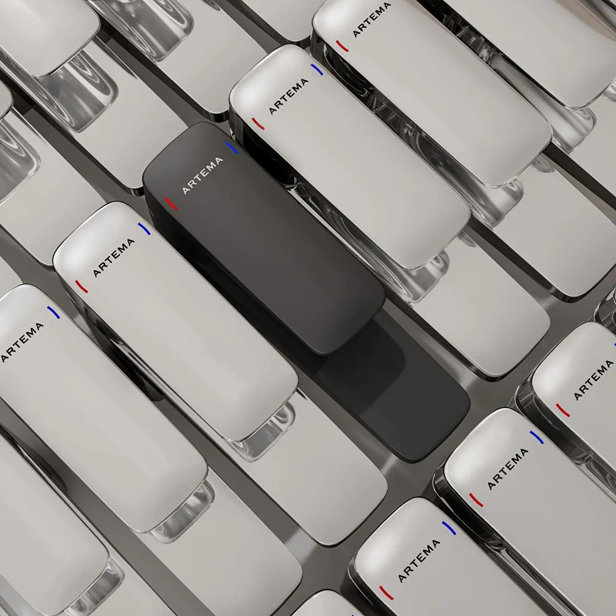 Artema Lavabo Bataryası, Root Square, Yüksek, Mat Siyah, A4273136