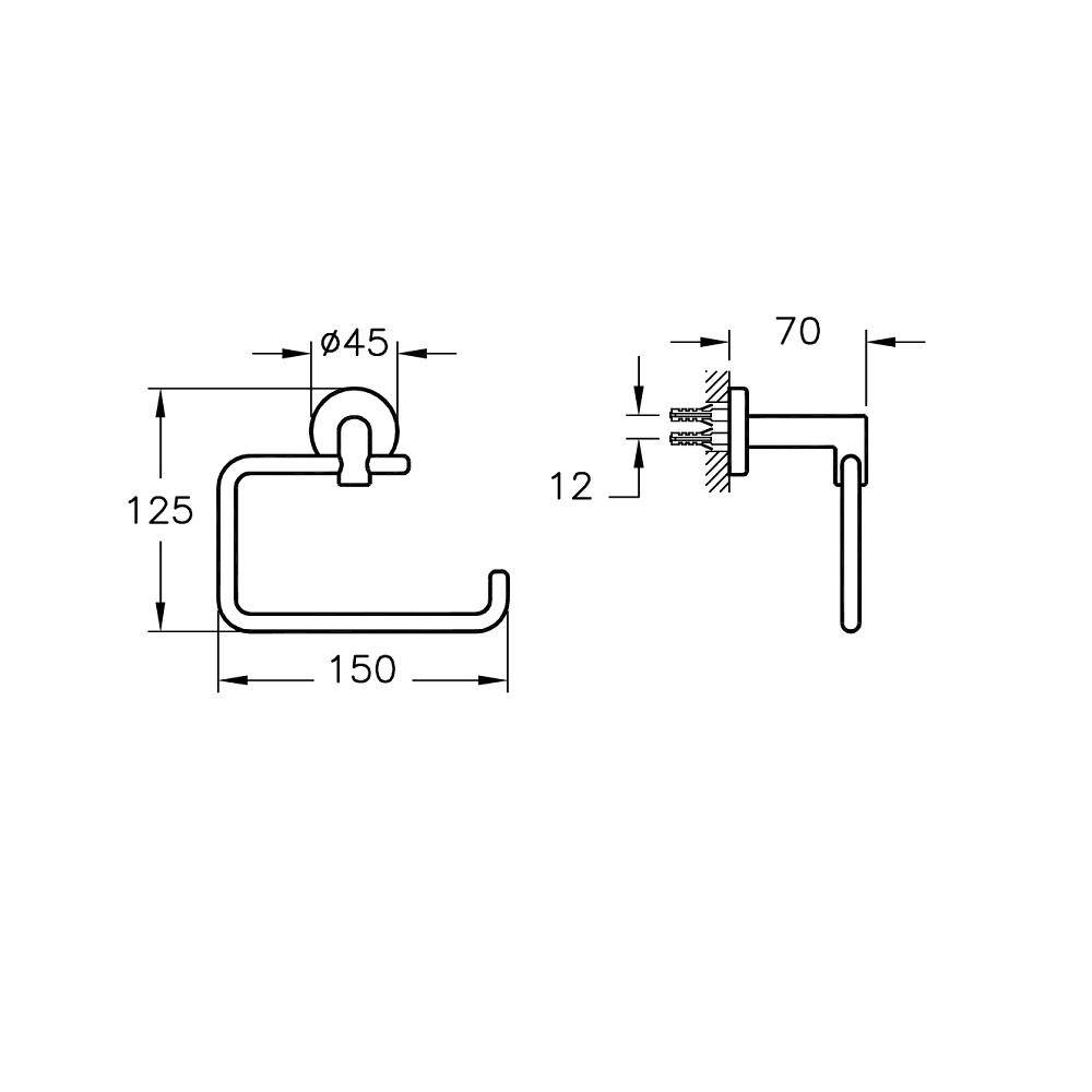 Artema Minimax Tuvalet Kağıtlığı Krom A44796