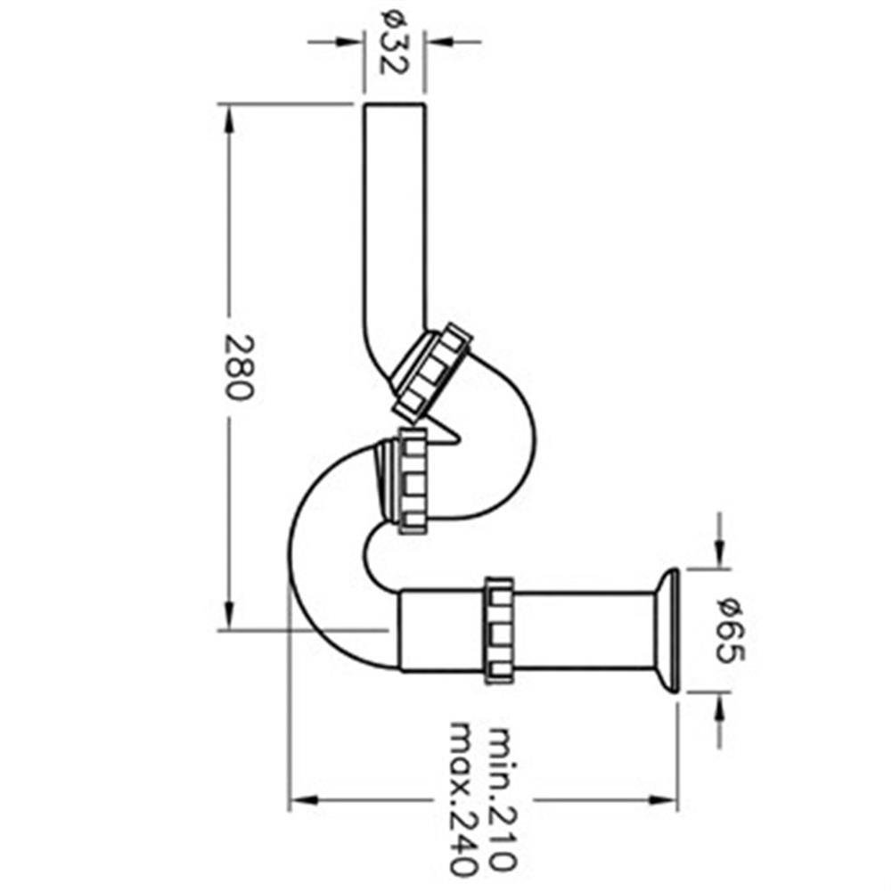 Artema Plastik Lavabo Sifonu Seti A45110