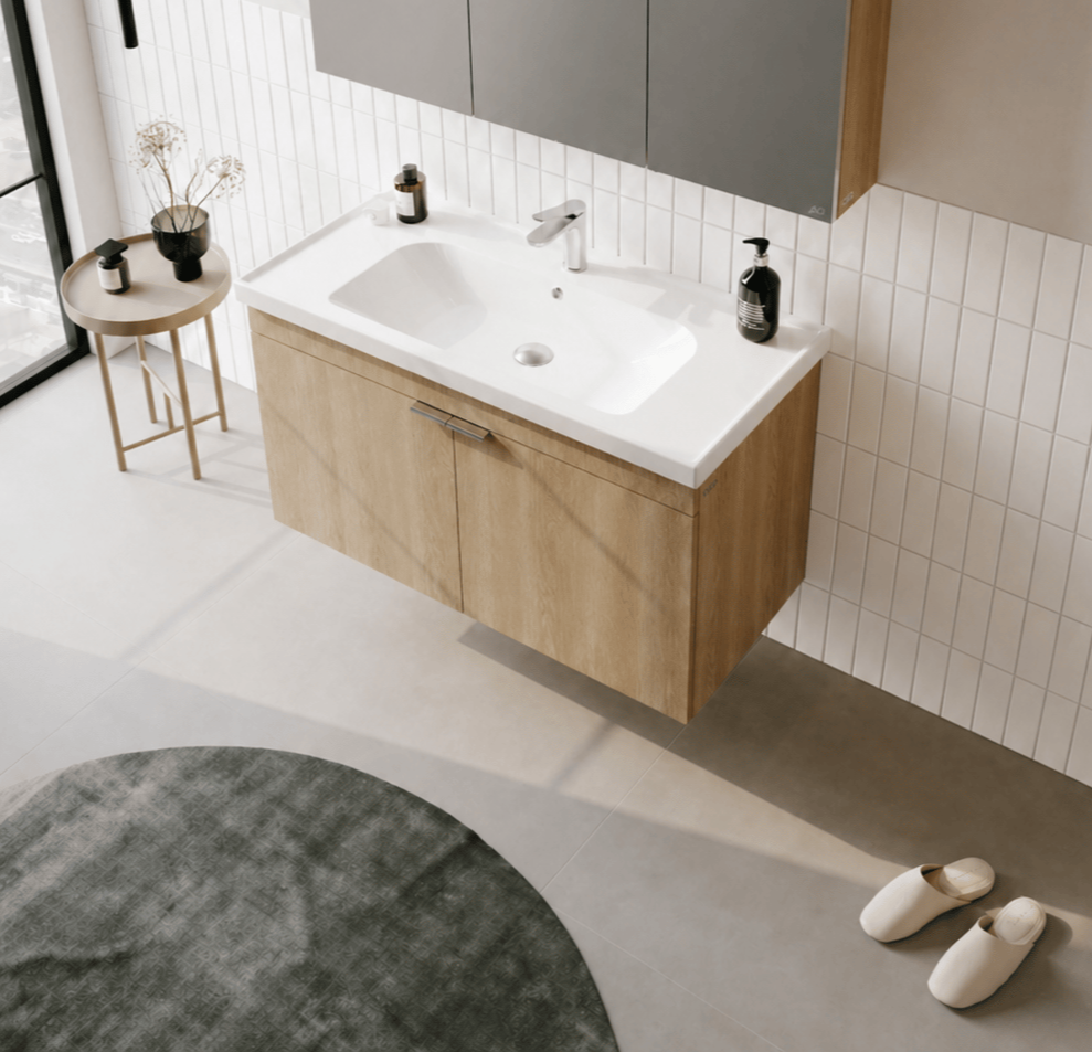 Orka Desna 100 cm, Budva, Banyo Dolabı Alt Modül Ve Lavabo, 5008728