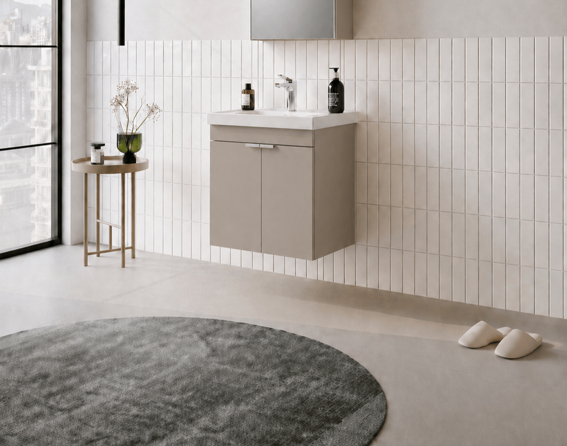Orka Desna 50 cm, Çöl Beji, Banyo Dolabı Alt Modül Ve Lavabo, 5008557