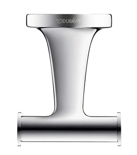 Duravit Starck T İkili Askı, Krom, 0099301000
