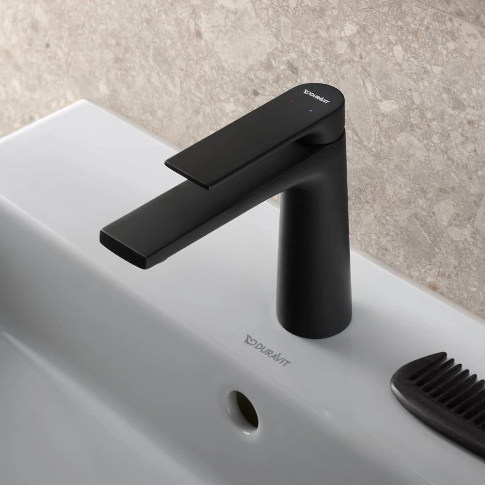 Duravit Tulum Lavabo Bataryası (M Boy) Mat Siyah, TU1020002046