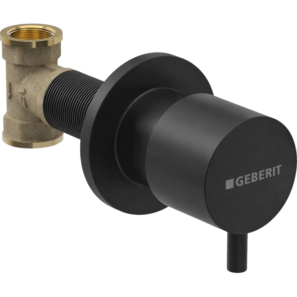 Geberit Ankastre Stop Valf, Mat Siyah 616.004.14.1