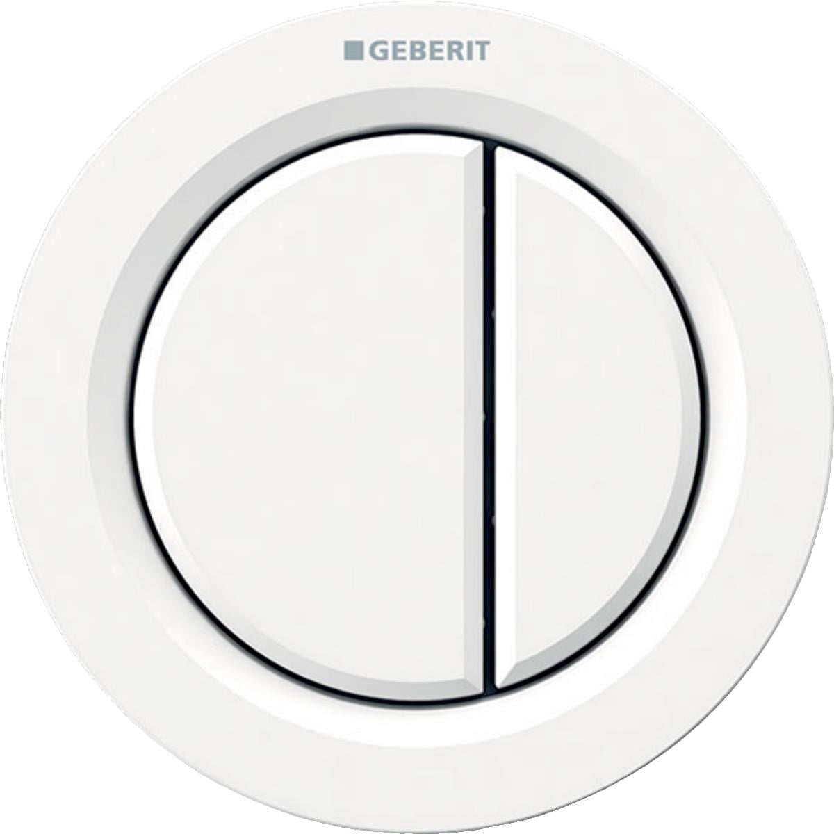Geberit Çift Kademeli Kumanda Paneli Tip 01 Pnömatik Beyaz, 116.050.11.1