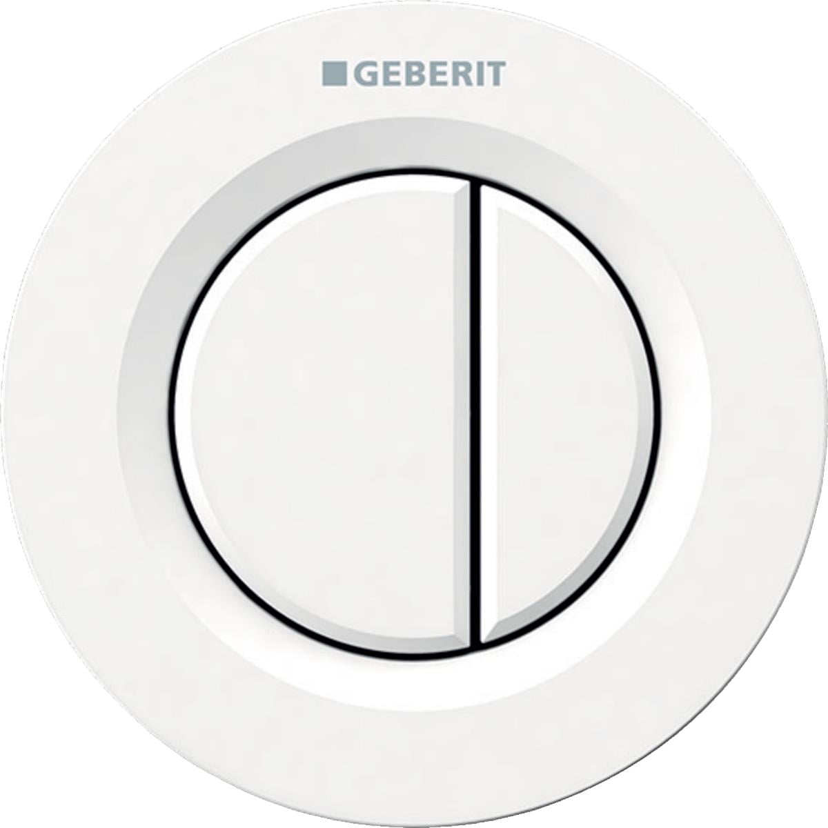 Geberit Çift Kademeli Kumanda Paneli Tip 01 Pnömatik Beyaz, 116.042.11.1