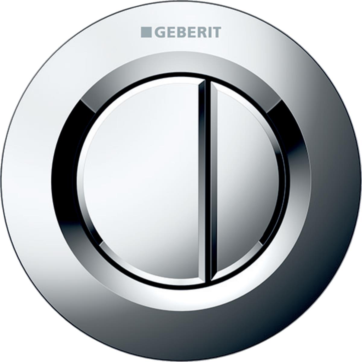 Geberit Çift Kademeli Kumanda Paneli Tip 01 Pnömatik Krom, 116.042.21.1