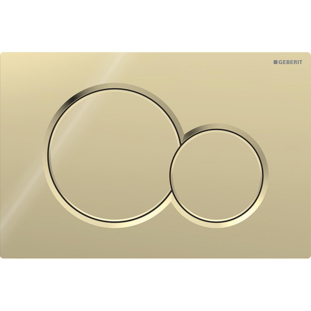 Geberit Sigma 01 Çift Basmalı Kumanda Paneli Altın, 241.770.DT.5
