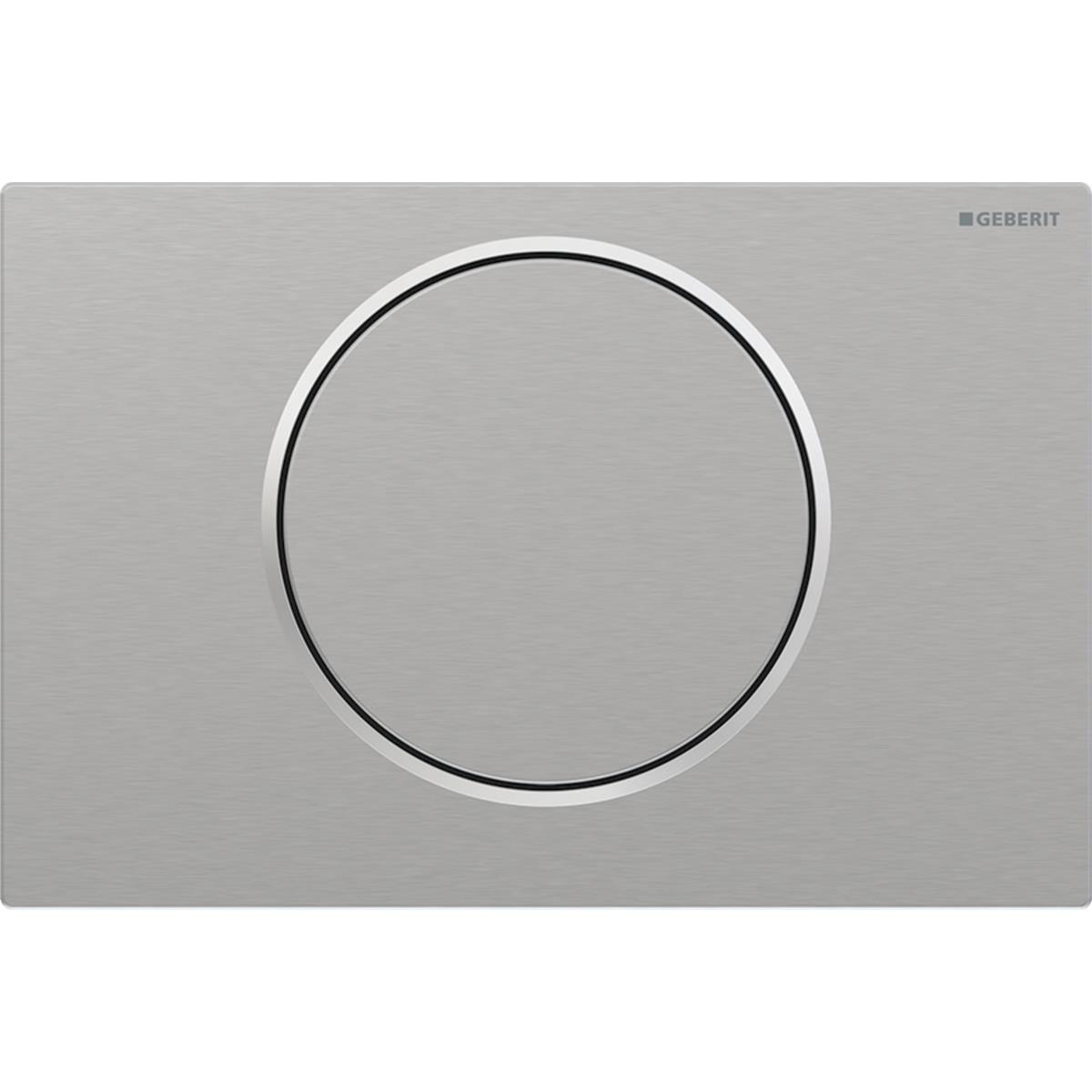 Geberit Sigma 10 Kumanda Paneli Çift Basmalı, Fırçalı Krom, 115.787.SN.5