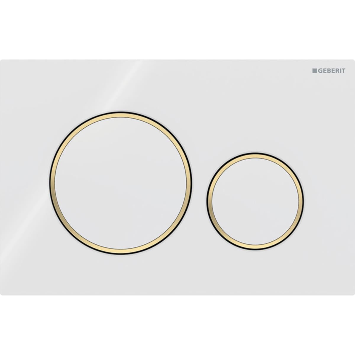 Geberit Sigma 20 Kumanda Paneli Çift Basmalı Beyaz, 980.015.KK.1