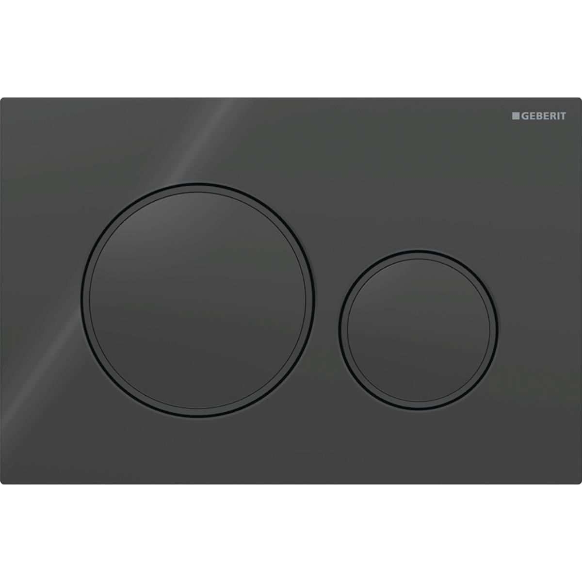 Geberit Sigma 20 Kumanda Paneli Çift Basmalı Siyah, 980.015.DW.1