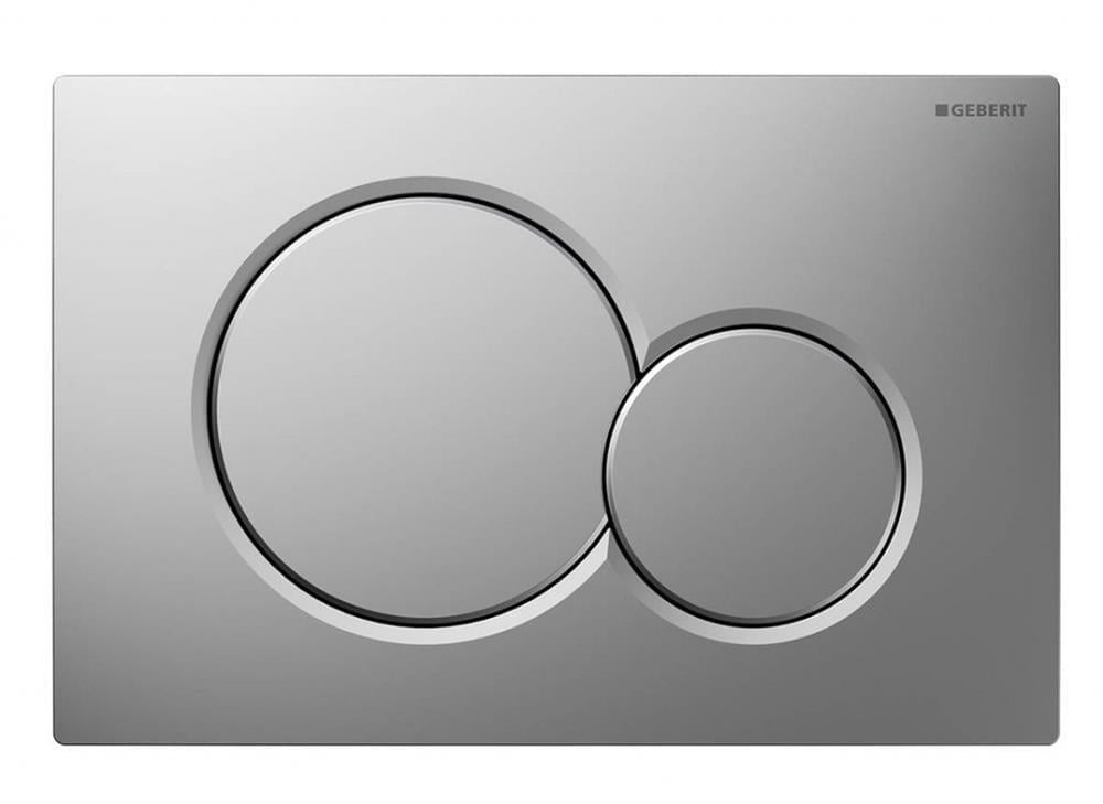 Geberit Sigma01 Kumanda Kapağı Çift Basmalı, Parlak /Mat Krom, 115.770.KA.5