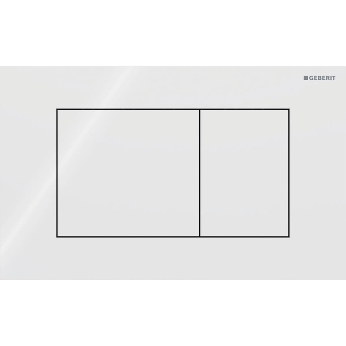 Geberit Sigma40 Kumanda Paneli Çift Basmalı Beyaz, 980.165.SI.1 