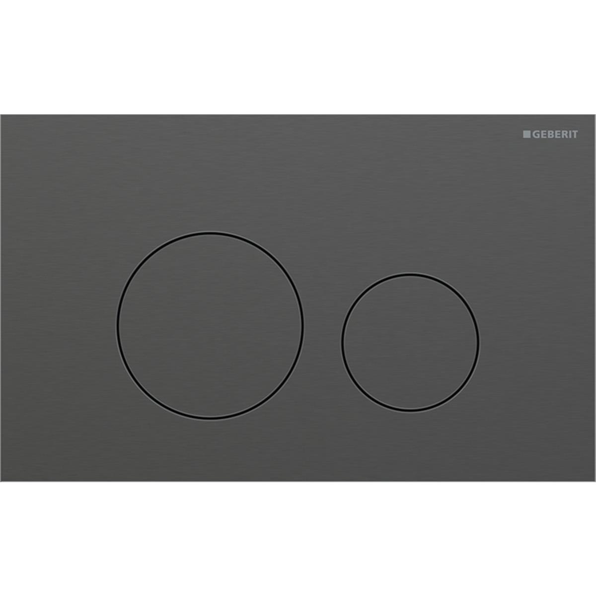 Geberit Sigma40 Kumanda Paneli Çift Basmalı, Siyah Krom, 115.628.QD.1