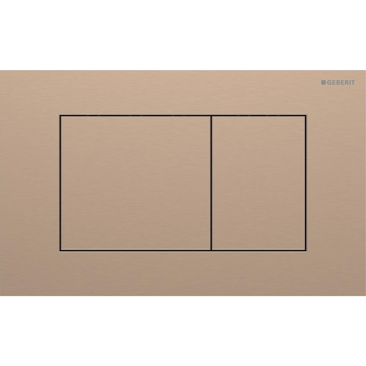 Geberit Sigma40 Kumanda Paneli Çift Basmalı, Fırçalı Bakır, 115.629.QB.1