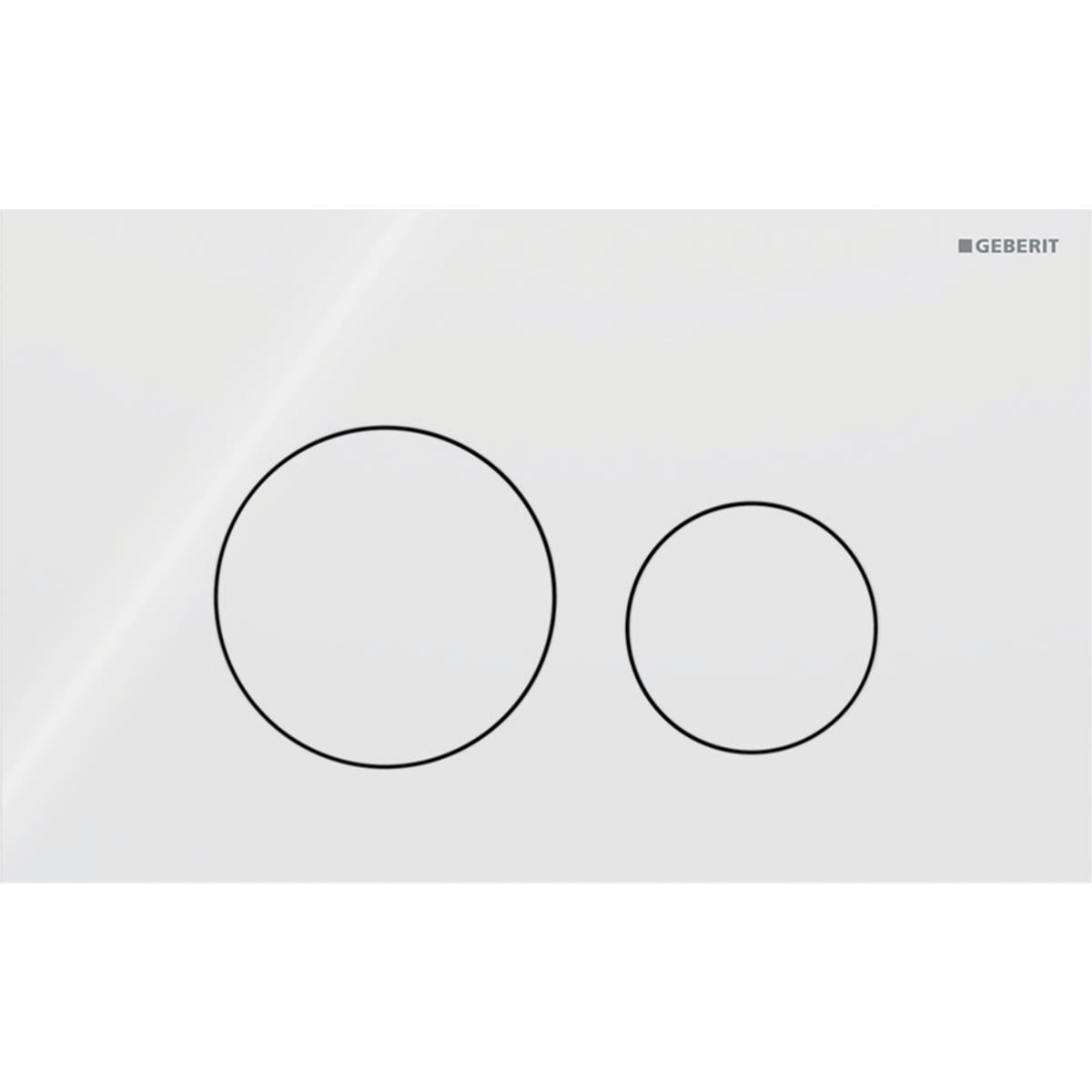 Geberit Sigma40 Kumanda Paneli Çift Basmalı Beyaz, 980.164.SI.1 