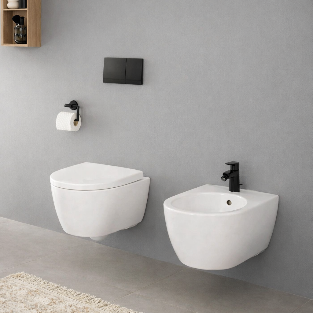 Geberit Sigma70 Çift Basmalı Kumanda Kapağı, Mat Siyah, 115.622.14.1