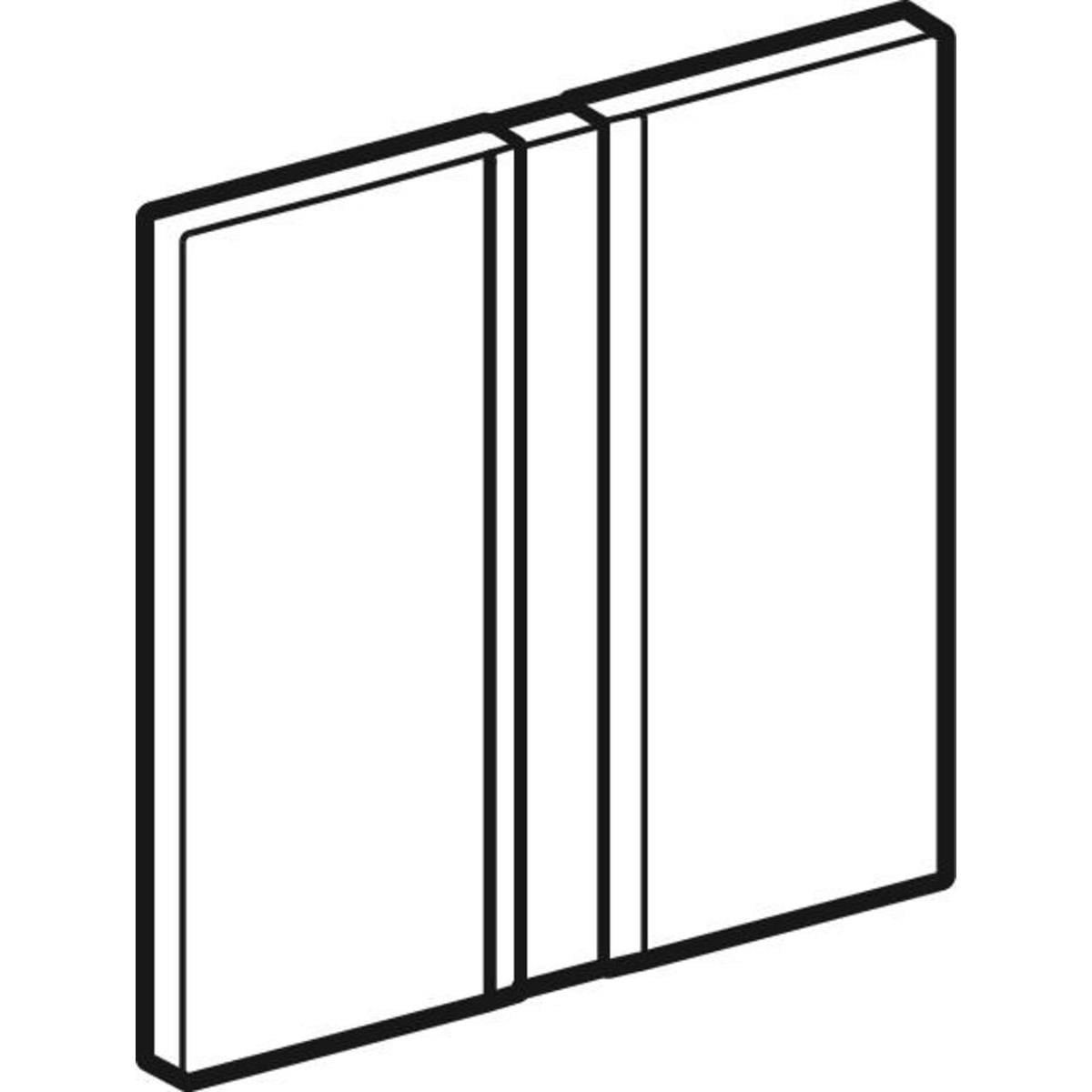 Geberit Tip 50 Kumanda Paneli Fırçalı Krom, 241.926.GH.1