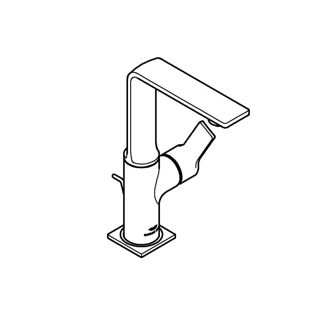 Grohe Allure Lavabo Bataryası, Sifon Kumandalı, Krom ,32146001