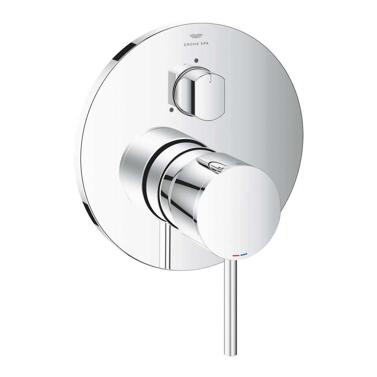 Grohe Atrio Ankastre Banyo/Duş Bataryası (Sıva Üstü Grubu), 3 Yollu Krom, 24356000