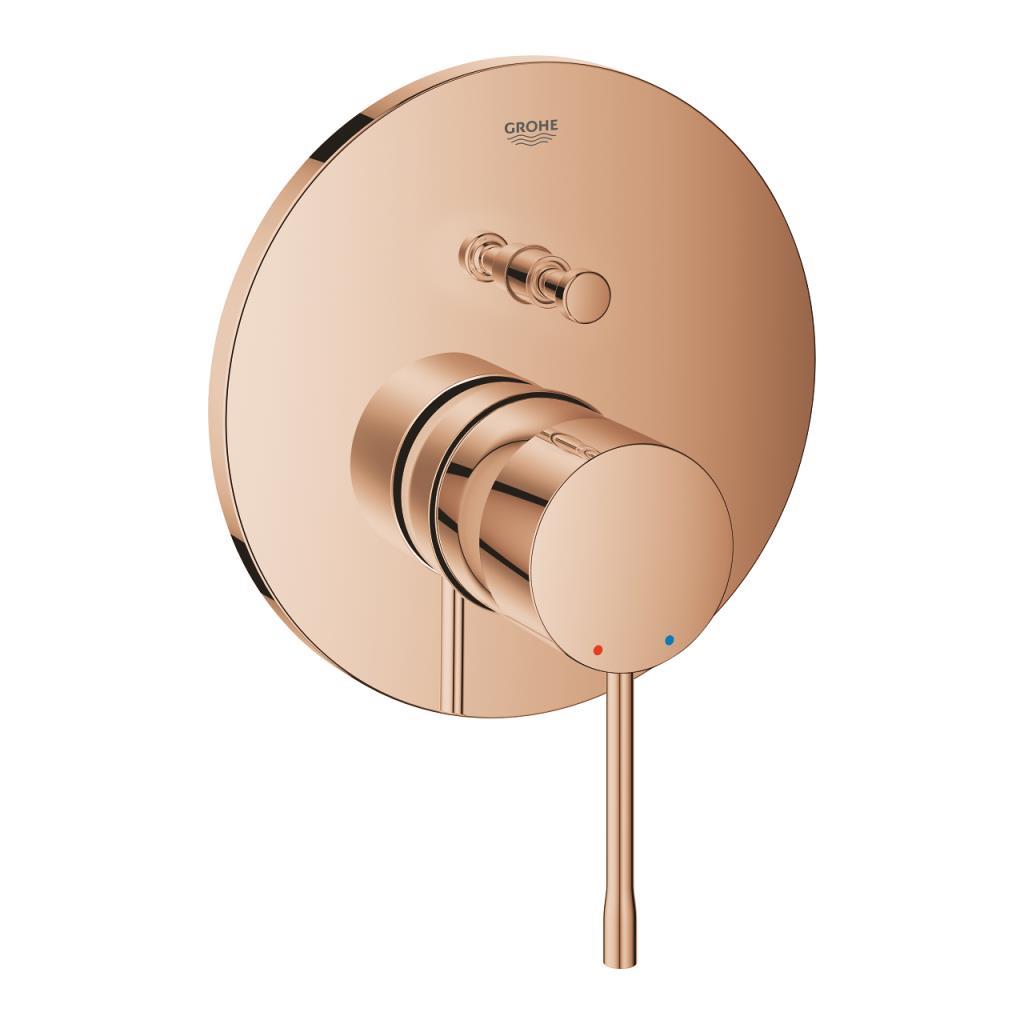 Grohe Essence New Ankastre Banyo/Duş Bataryası (Sıva Üstü Grubu), Bakır, 24167DA1