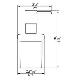 Grohe Essentials Sıvı sabunluk, Fırçalı Sert Grafit, 40394AL1