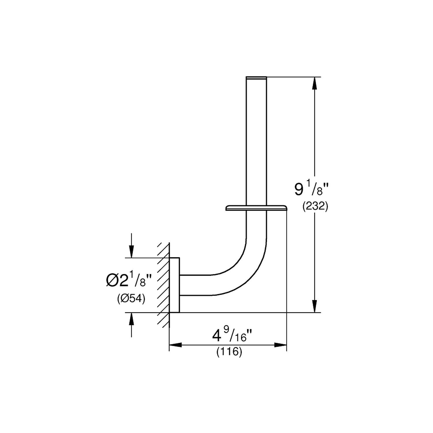 Grohe Essentials Yedek Tuvalet Kağıtlığı Fırçalı Bakır, 40385DL1